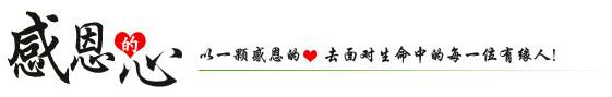 感恩的心 感恩的心