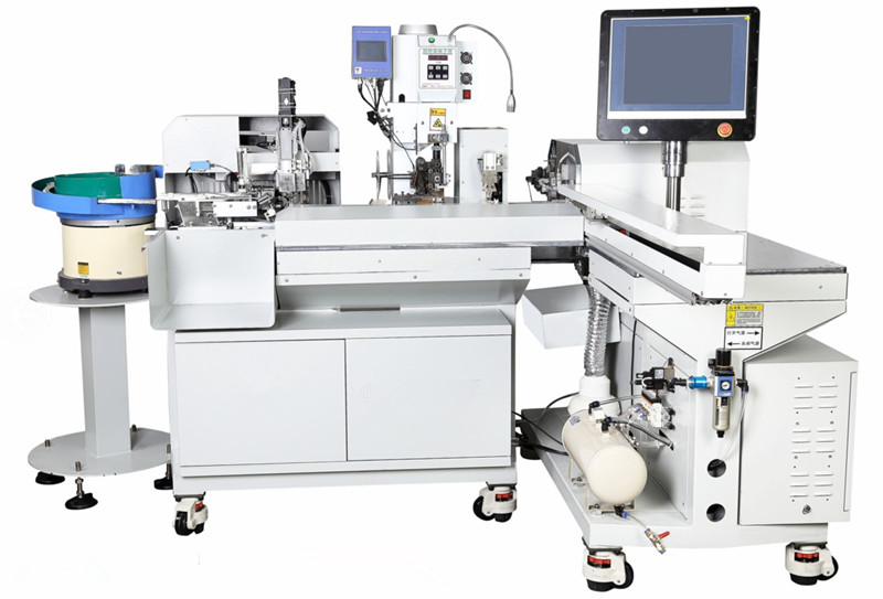  RY-219N单头后端穿塑壳扭线沾锡机